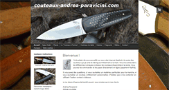 Desktop Screenshot of couteaux-andrea-paravicini.com