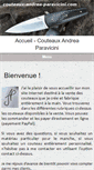 Mobile Screenshot of couteaux-andrea-paravicini.com